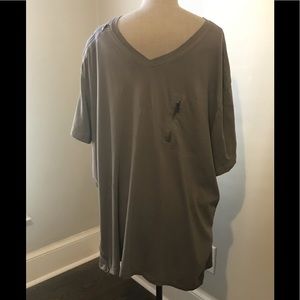 INC Short Sleeve Greige Tee, 3XL